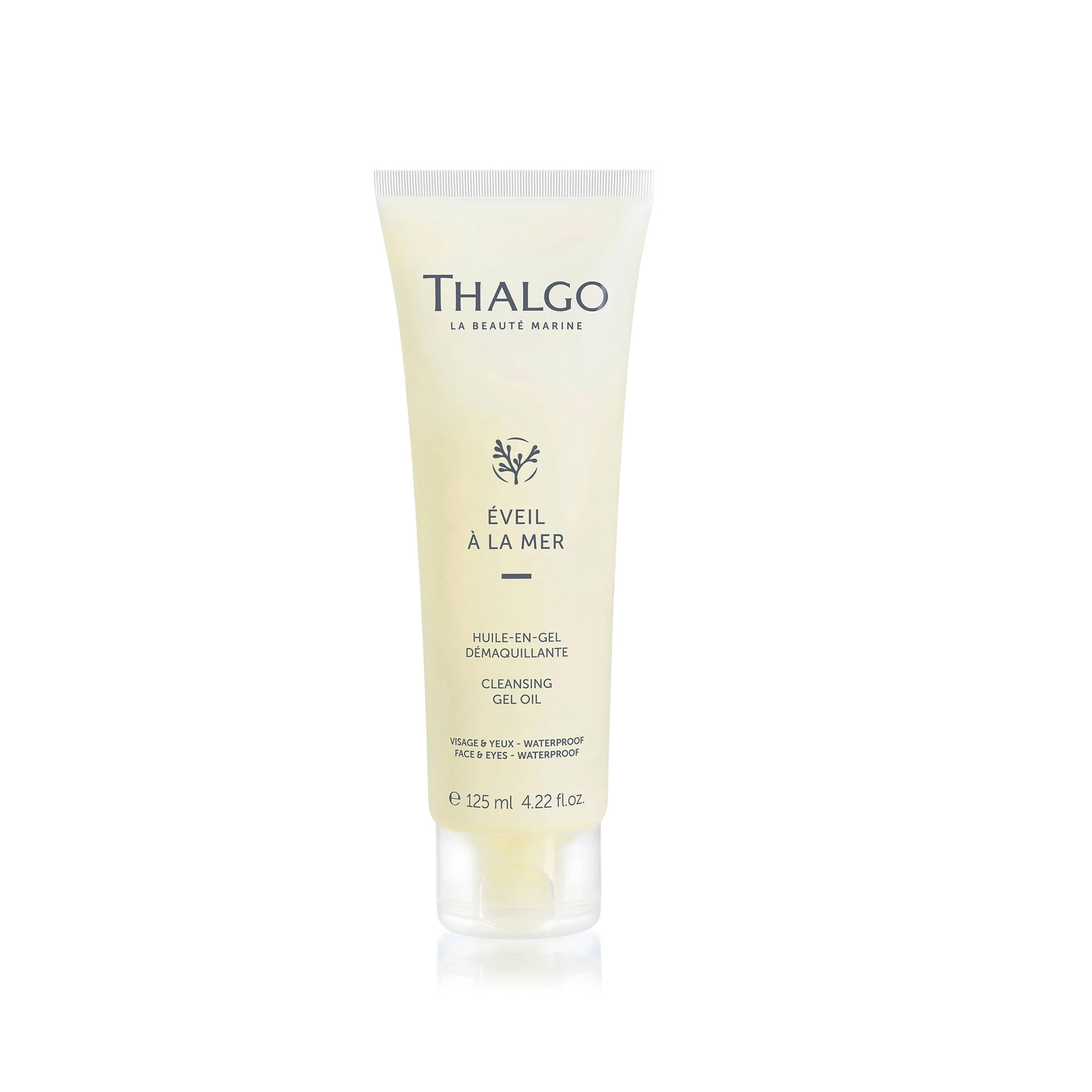 Thalgo Cleansing Gel Oil 125ml 3-in-1 makeup remover cleanser for waterproof makeup